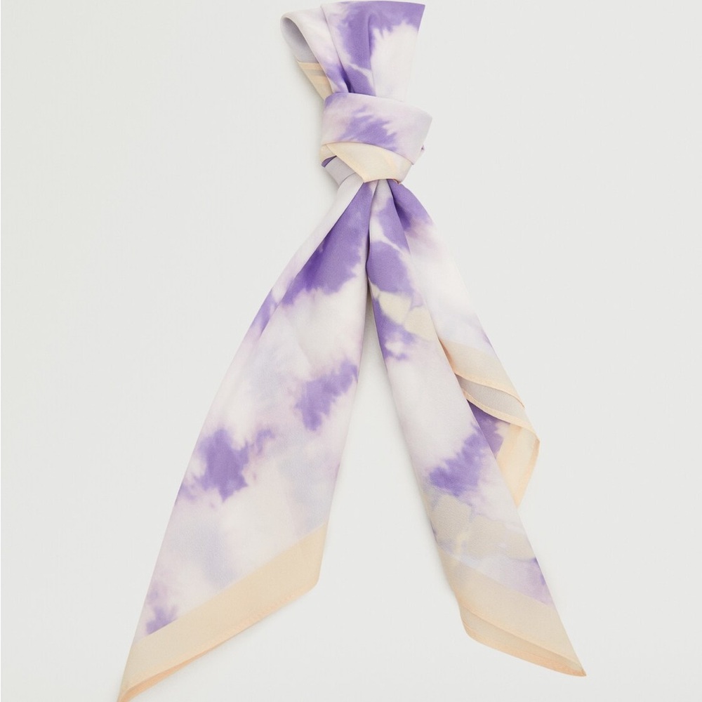 MANGO Tie-dye scarf